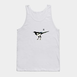 Mathematical Magpie with pi symbol Tank Top